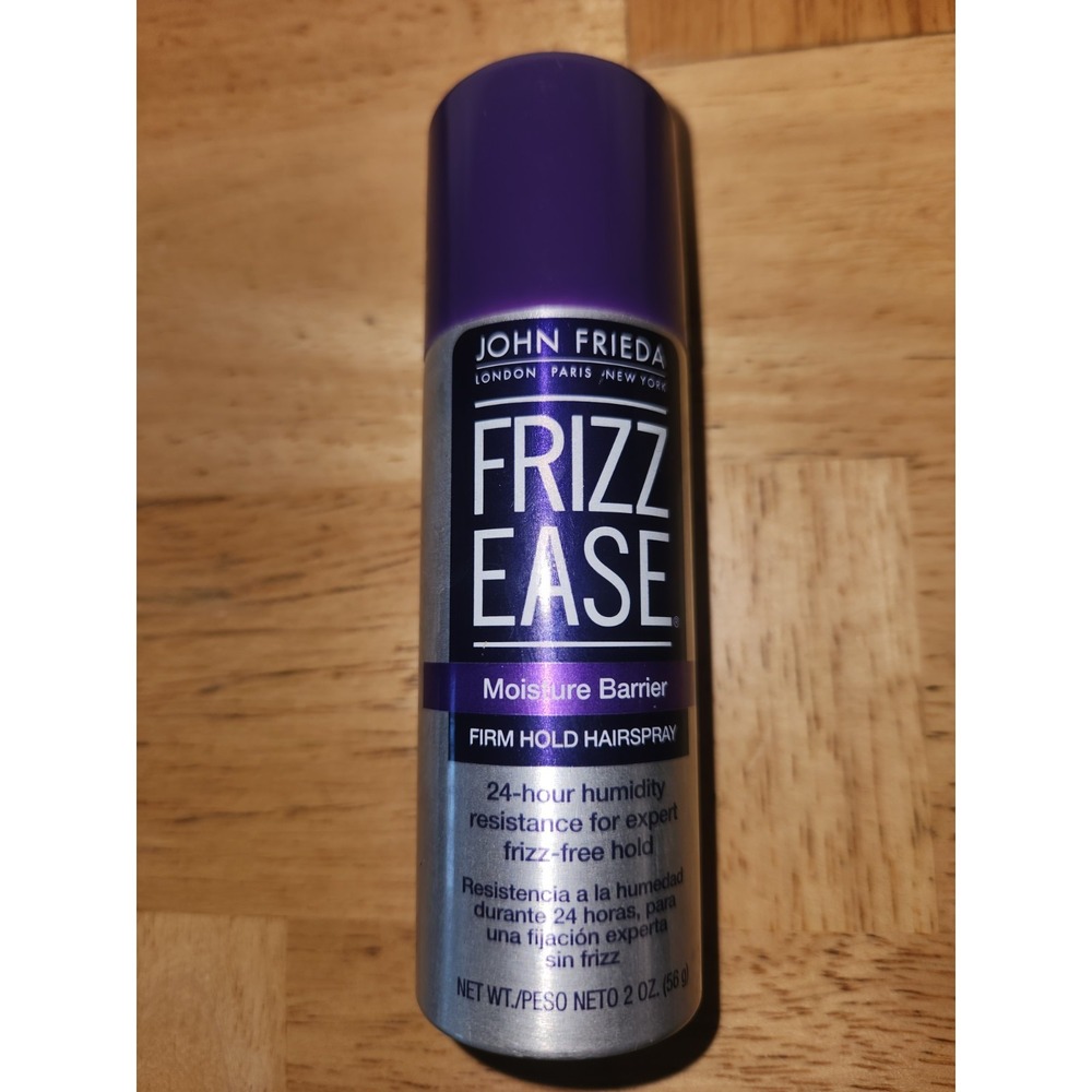 NEW John Frieda Frizz Ease Moisture Barrier Hairspray, Firm Hold 2 oz  TRAVEL SZ